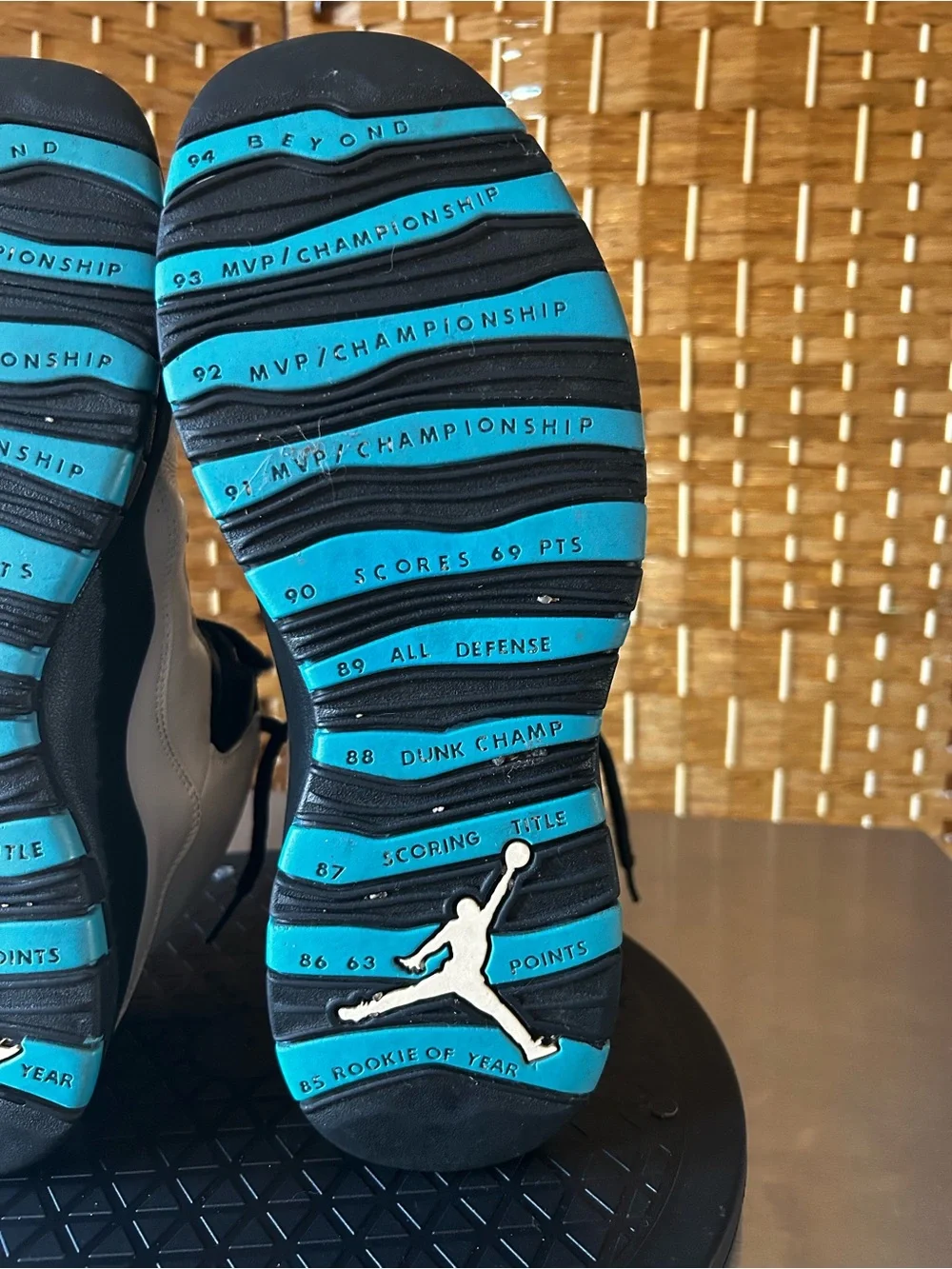 🏀Air Jordan 10 Retro Powder Blue 2014 Men’s Sz 10 Basketball Sneakers 310805-106